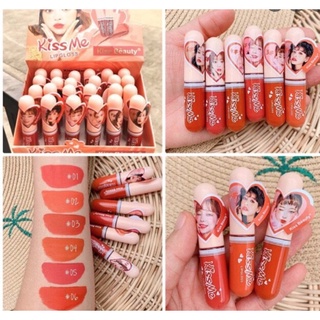 ⚡FLASH SALE⚡♡พร้อมส่ง Kiss Beauty KissMe Gloss ลิปจิ๋ว 6 สี no.7880-03 (24 packs in a box)