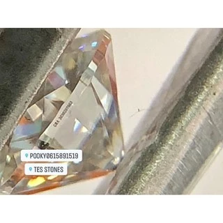 เพชรโมอีส ใบเซอร์ D color Excellent cut VVS1 H&A moissanite