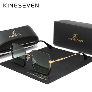 ของแท้ KINGSEVEN แว่นตากันแดด เลนส์โพลาไรซ์ ไล่โทนสี แฟชั่นสําหรับผู้หญิง 2022