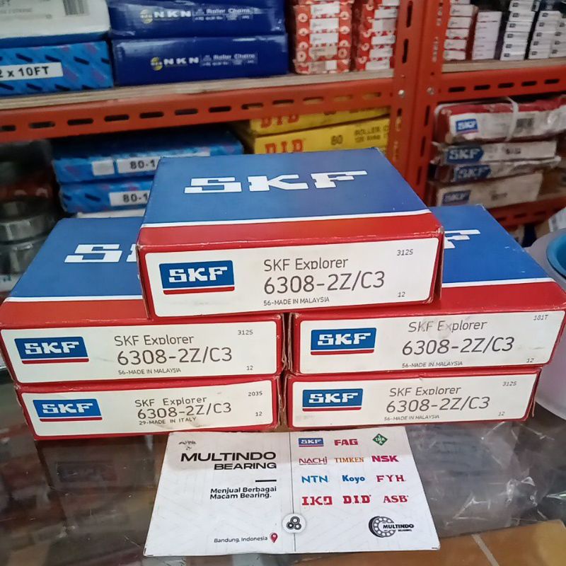 แบริ่ง 6308 ZZ C3 SKF ORIGINAL