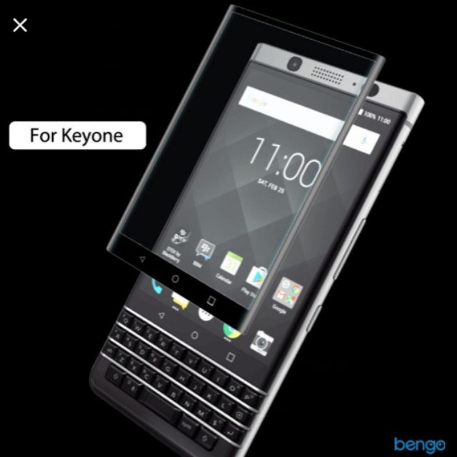 กระจกนิรภัย 4D เต็มจอ สําหรับ blackberry key one