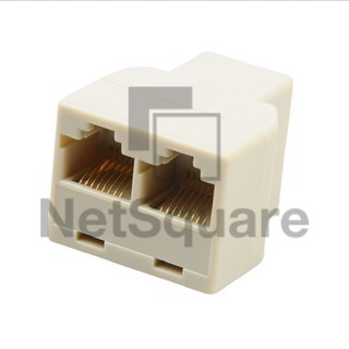 RJ45 Lan Port Splitter Coupler Network Cable Extender Adapter Connector