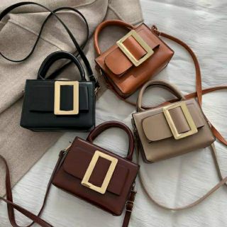 พร้อมส่ง🔥กระเป๋าสะพายหนังเข็มขัด