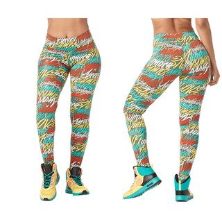 Zumba Wear กางเกงเลคกิ้งออกกำลังกายซุมบ้าและโยคะ Be About Love Perfect Long Leggings