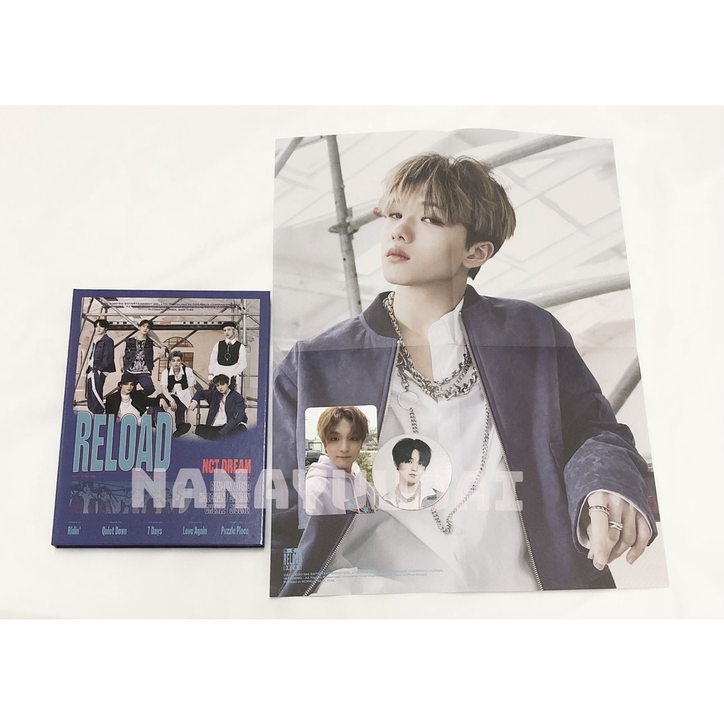 อัลบั้ม NCT DREAM RELOAD ROLLIN' VER. การ์ดแฮชาน เฉินเล่อ โปสจีซอง HAECHAN CHENLE JISUNG