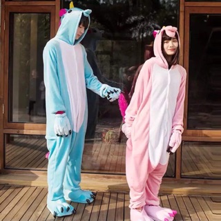 P010 ชุดมาสคอสสีชมพูฟ้า
