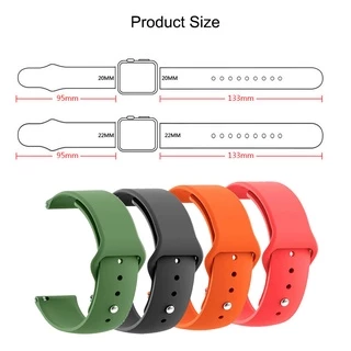 🇹🇭พร้อมส่ง สาย smart watch 20mm 22mm สายซิลิโคนสำหรับ smart watch 20mm 22 mm Amazfit Huawei Samsung