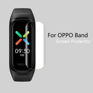 ฟิล์มกันรอยหน้าจอ แบบนิ่ม สําหรับ OPPO Band eva