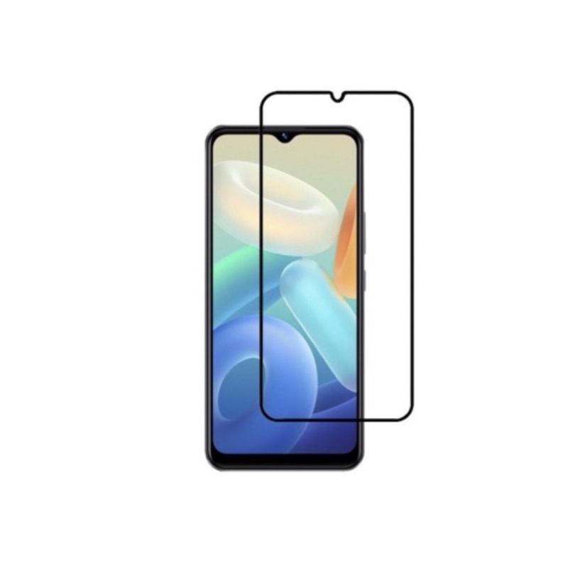 🇹🇭[ส่งจากไทย] ฟิล์มกระจกนิรภัยเต็มจอ ViVO Y02S / ฟิล์มกระจกเต็มจอ กาวเต็มขอบดำ ViVO Y02S /ฟิล์มกันกร