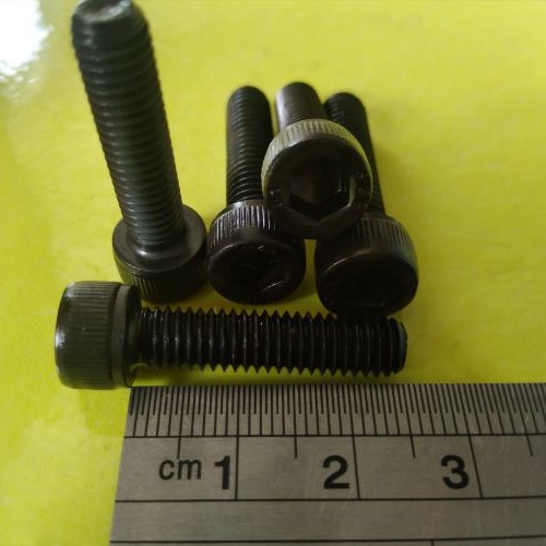 M6 X 25 STEEL L-BOLT 2.5CM LENGTH / M6 BOLT / 10 L5 KEY BOLT / L 5 FULL THREAD / M6 X 25 BOLT / M6X2