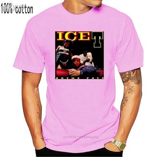 ✚☼เสื้อยืดแขนสั้นพิมพ์ลาย Ice T Rhyme Pays S - 3 Xl สําหรับผู้ชาย B471