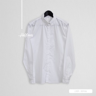 เสื้อเชิร์ตแขนยาว สีขาว White