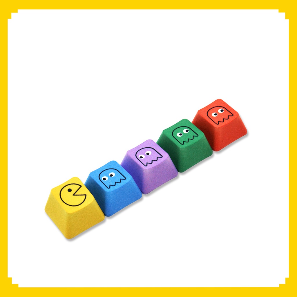 แป้นพิมพ์คอมพิวเตอร์ Super Mario Keycap Pbt Pac-man Keycaps For ...