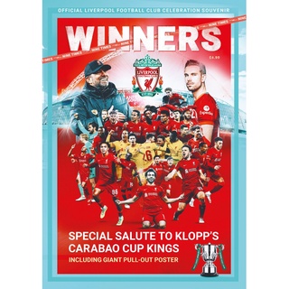 หนังสือ Liverpool Carabao Cup Winners 2022 ของแท้จากสโมสร