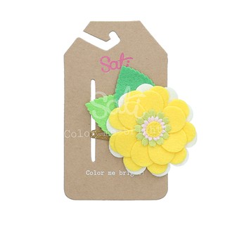 SATI - กิ๊บติดผม AC. GOLD LACK FLOWER FCF082