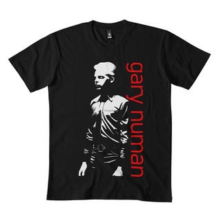 เสื้อยืด พิมพ์ลาย Gary Numan Essential DMN2 สีดํา