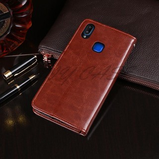 vivo Y95 Y91 Y93 Retro Flip Wallet Leather Phone Case