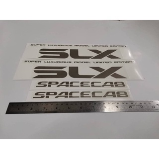 สติ๊กเกอร์ SPACECAB SLX ติดแค๊ป ISUZU TFR ปี94