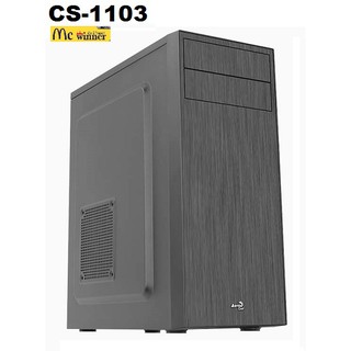 CASE (เคส) AEROCOOL รุ่น CS-1103 mATX Case (NP) ใส่ DVD ได้ สีดำ - สินค้ารับประกัน 1 ปี