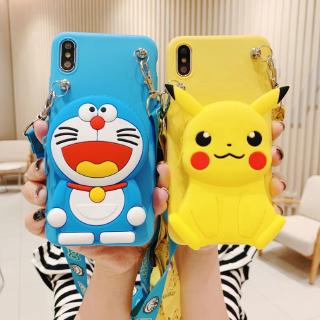 กระเป๋าสตางค์ซิลิโคนสําหรับ Oppo Realme 5 Pro 3 C 1 C 2 X Reno 2