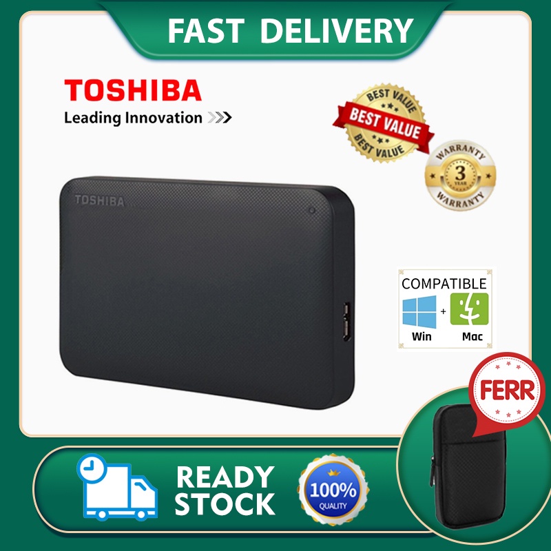Online Toshiba Canvio Basics 1TB2TB USB 3.0 Portable External Hard Disk