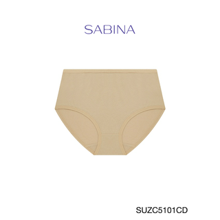 Sabina ซาบีน่า กางเกงชั้นใน (High Waist) รุ่น Panty Zone รหัส SUZC5101CD สีเนื้อเข้ม