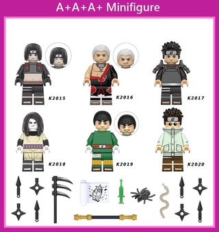 Animation Series Naruto Building Blocks Minifigures Compatible With  Toys