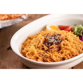 มาม่าเกาหลีสำเร็จรูปแบบแห้งรสเปรี้ยวหวาน บะหมี่เกาหลี บิบิมมยอน paldo bibimmyun ramen 130g 팔도 비빔면