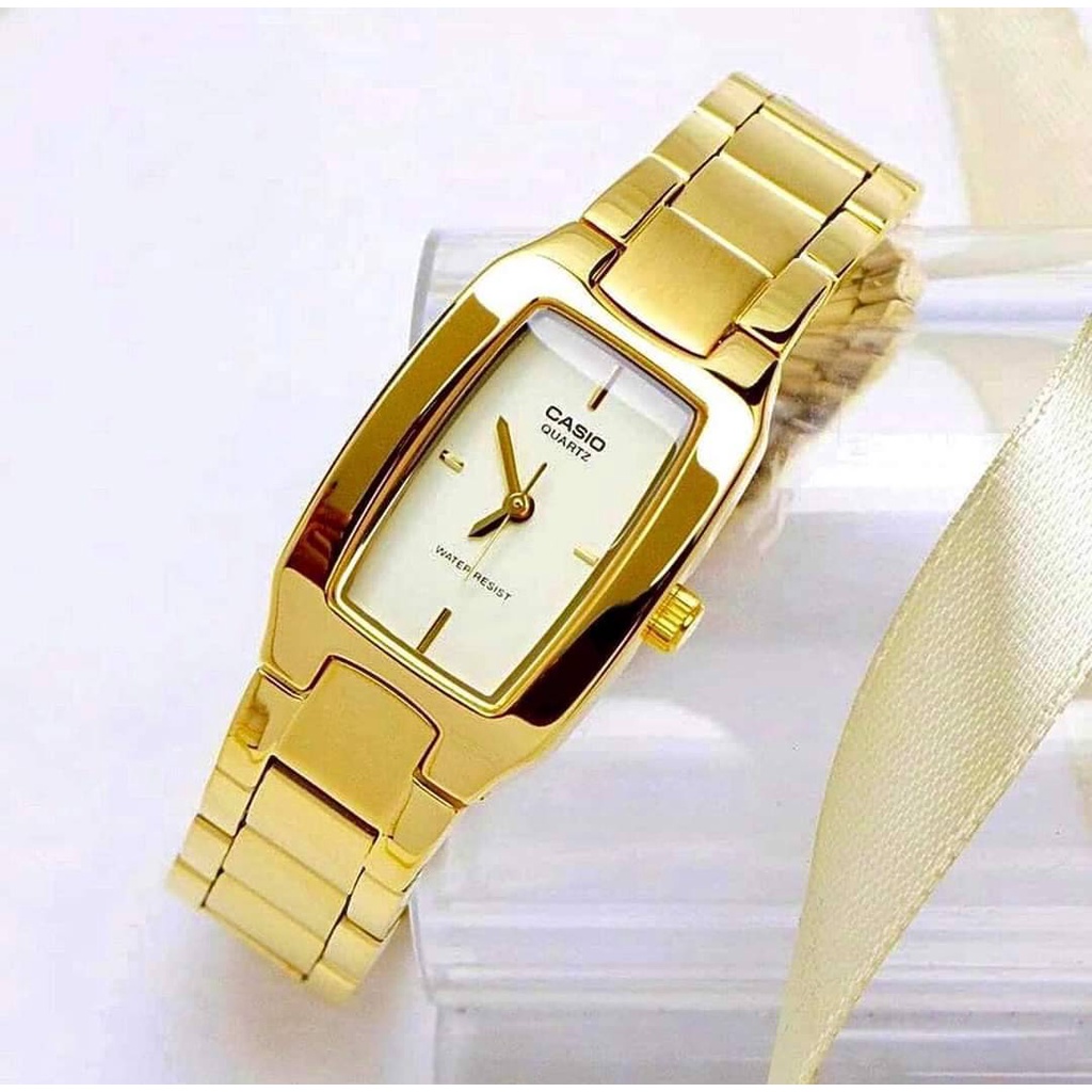 Casio Standard นาฬิกาข้อมือผู้หญิง รุ่น LTP-1165N-9C สายแสตนเลสสีทอง - มั่นใจสินค้าของแท้ 100% ประกั