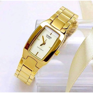 Casio Standard นาฬิกาข้อมือผู้หญิง รุ่น LTP-1165N-9C สายแสตนเลสสีทอง - มั่นใจสินค้าของแท้ 100% ประกันศูนย์ CMG 1 ปีเต็ม