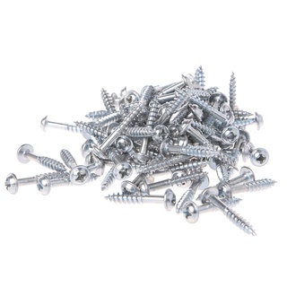 neva* 100Pcs M4-25 High Strength Oblique Hole Self-tapping Screws For Pocket Hole Jig