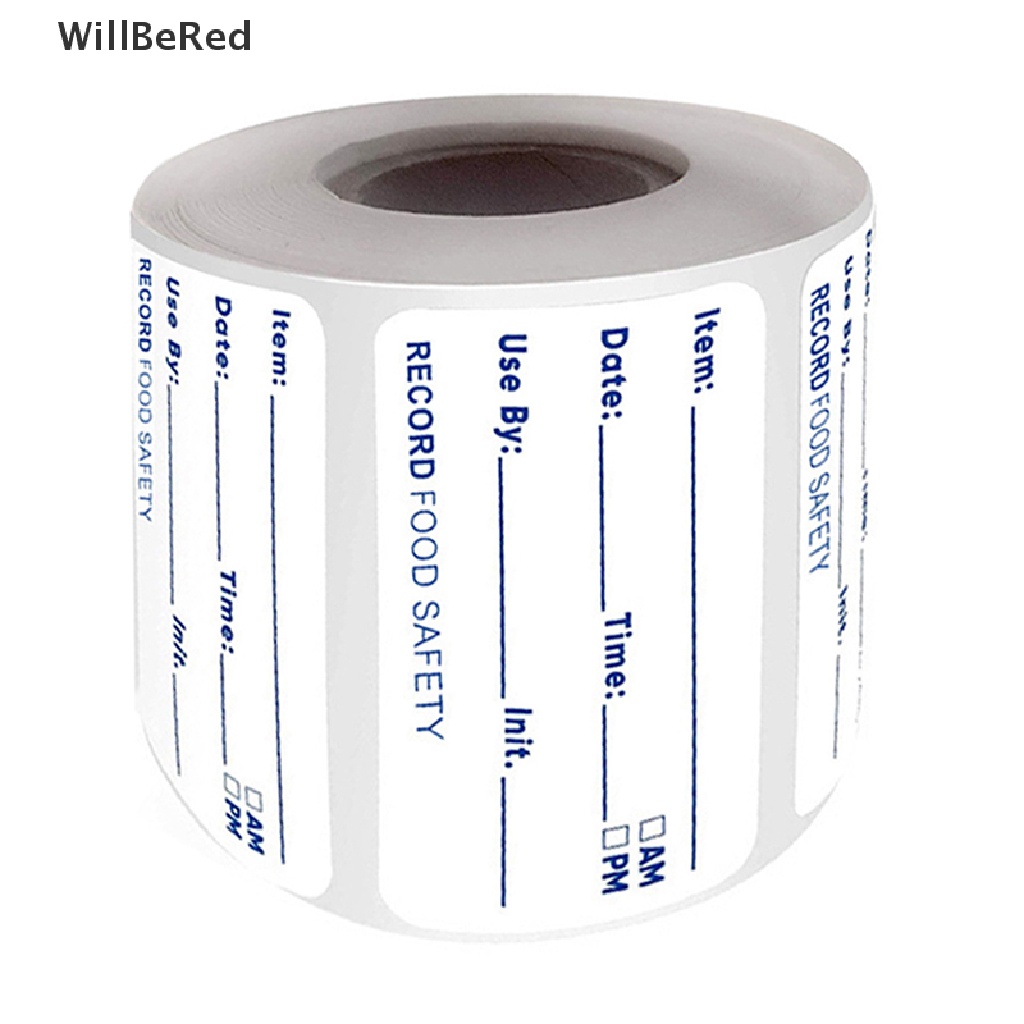 [WBRED] 500pcs/roll Kitchen Sticker Refrigerator Freezer Food Storage ...