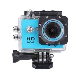 HLT-Action Camera Full HD 12 MP Wifi - จอ 2 นิ้ว (Blue)