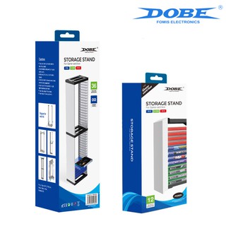 ชั้นวางแผ่นเกมคอนโซล Dobe Ps5 Game Storage Tower Stores 36 เกม Or Blu - Ray Disk สําหรับ Ps4 , Ps5 , Xbox One Series X / S , Nintendo Switch