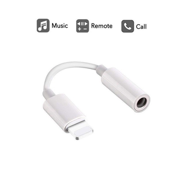Lightning to Headphone Jack สายต่อหูฟังสำหรับไอโฟน7 Female Audio Jack Cable for iphone 7 iphone 8 iP