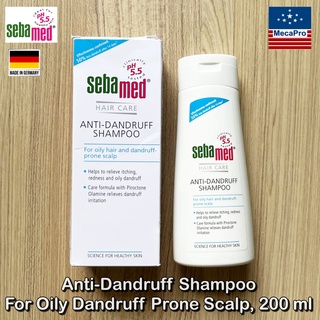 SEBAMED® Anti-Dandruff Shampoo For Oily Dandruff Prone Scalp, 200 ml แชมพูสระผม สำหรับผมมันและมีรังแค