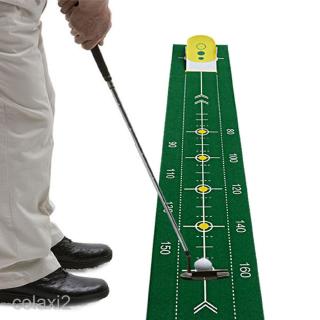 Professional Roll Up Accurate Golf Club Putt Trainer Putting Mat Simulator