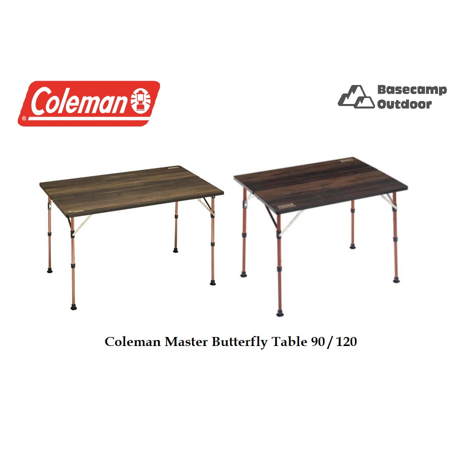 COLEMAN JAPAN BUTTERFLY TABLE 90/120 โต๊ะตระกูล MASTER