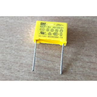 คาปาซิเตอร์(MKP-X2) 1uF Capacitor(MKP-X2) 1uF