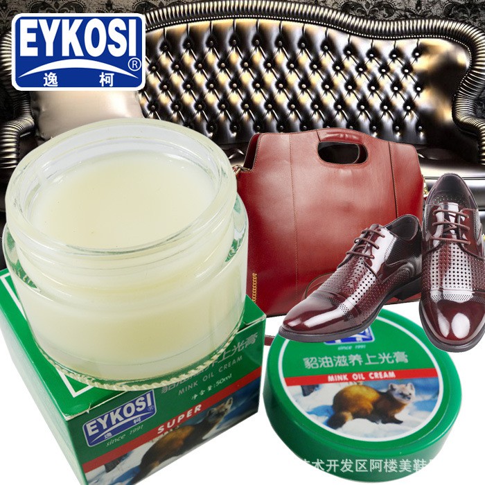 มิ้งค์ออยล์ (Mink Oil) ขัดและเคลือบเงาหนัง