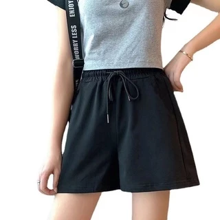🚀พร้อมส่ง🚀ราคาถูกที่สุด💫M-3XL✨กางเกงขาสั้นผู้หญิง สไตส์เกาหลี ผ้านิ่มใส่สบาย กางเกงวอร์ม(ไม่มีกระเป๋า)