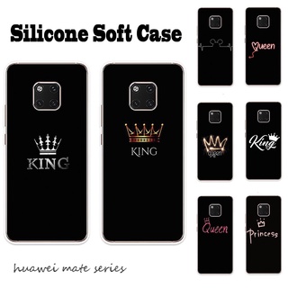 เคสโทรศัพท์มือถือ Huawei Mate 20 Mate20 Lite Pro ปลอก TPU อ่อน Queen King