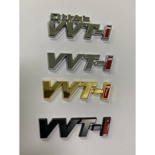 ตราสัญลักษณ์ vvti vvt-i dual vvti Gold chrome myvi Perodua Bezza Daihatsu Sirion Toyota Vios TRD Passo Yaris Belta