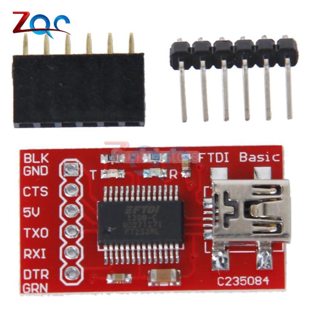 ft 232 rl ftdi usb 3 . 3 v 5 . 5 v to ttl serial อะแดปเตอร์โมดูลสําหรับ arduino mini usb port 2 . 0