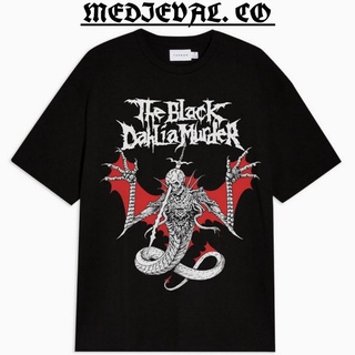 เสื้อยืดผ้าฝ้ายเสื้อยืด พิมพ์ลาย The BLACK DAHLIA MURDER DISTRO - BLACK สําหรับผู้ชาย และผู้หญิง 24SL XL  XXL 3XL