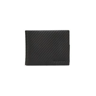 DAPPER กระเป๋าสตางค์ Carbon Fiber Billfold Wallet หนังแท้ สีดำ (BWM/BK/1103CB18)