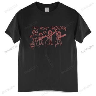 เสื้อยืดผ้าฝ้ายพรีเมี่ยม เสื้อยืด ผ้ากํามะหยี่ พิมพ์ลายวงร็อค The Velvet Underground สไตล์พังก์ร็อค แฟชั่นฤดูร้อน สําหรั