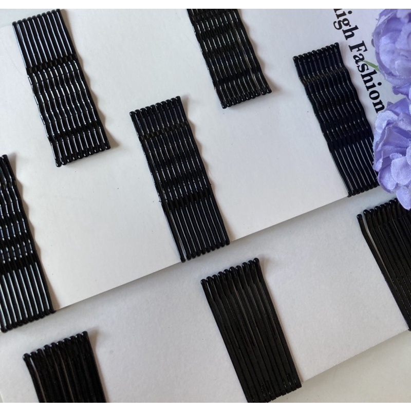 กิ๊บดำเกาหลี🇰🇷Made in Korea นำเข้าจากเกาหลี ของแท้ หลายขนาด ชุด 4 -10 ชิ้น กิ๊บคุณภาพดี เคลือบหนา  ทนทาน ไม่ดึงเส้นผม