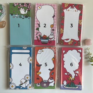 พร้อมส่ง Memo pad Mayo cat•แบ่งขาย