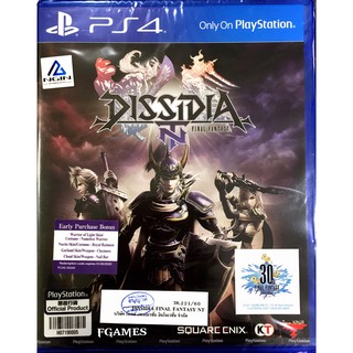 PS4 Dissidia Final Fantasy NT  (Zone 3 / Asia / English) แผ่นเกมส์ ของแท้ มือ1 ของใหม่ ในซีล